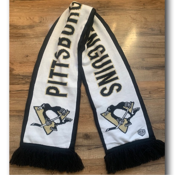 🏒NHL Pittsburgh Penguins 🐧 Scarf Reversible EUC - Picture 7 of 10
